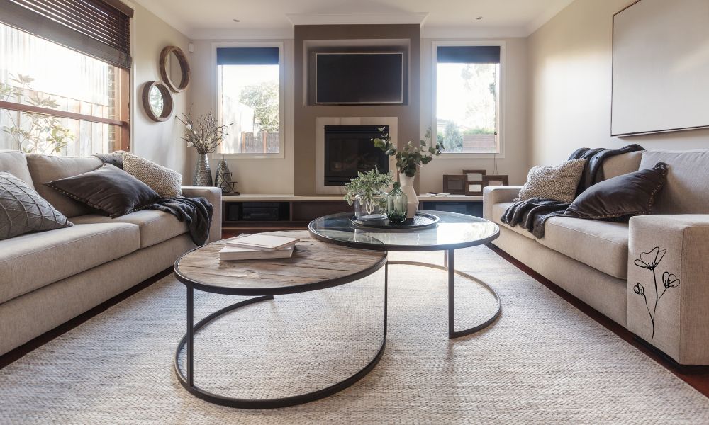 Beige Sofa Living Room Decorating Ideas