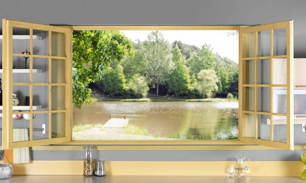 How to decorate kitchen window