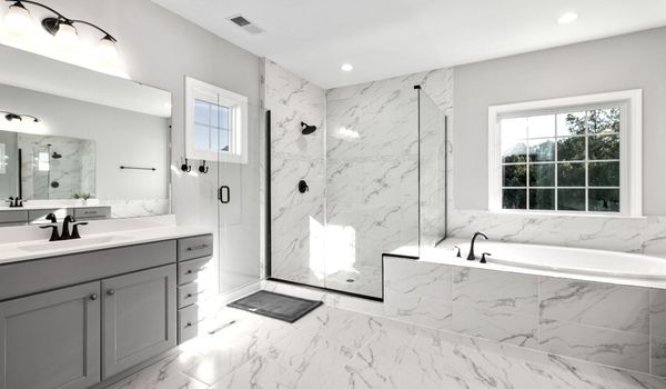 Mix White Bathroom Tile Ideas With Wood