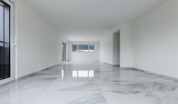 White Marble Floor Tiles for Living Room