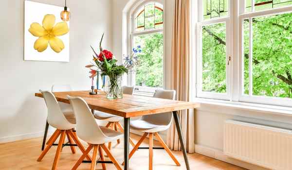 How To Decorate A Square Dining Table with fairview