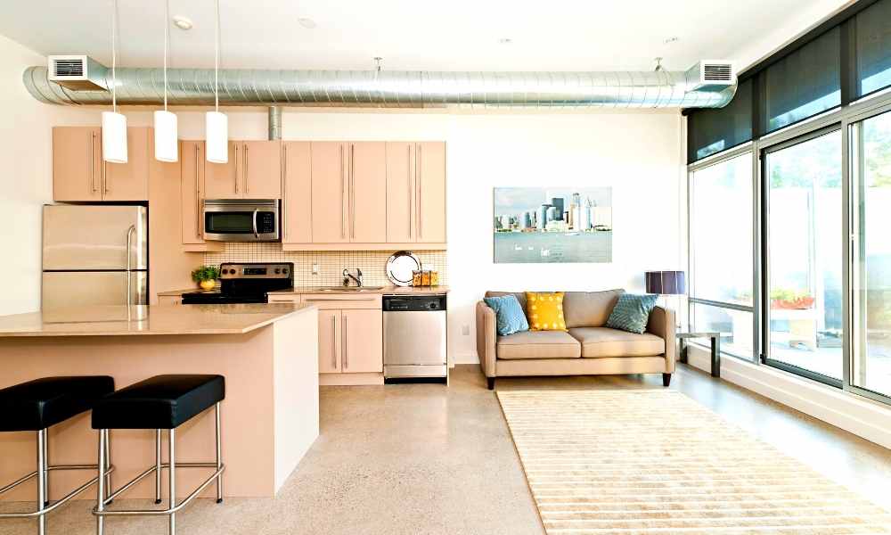 How to Decorate Open Kitchen and Living Room