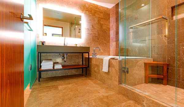 Small Modern Master Bathroom Ideas with go for bold