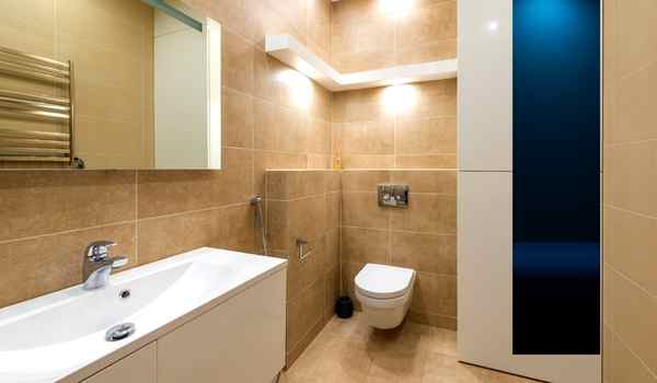 Lighting Ideas For Small Bathrooms with colored light
