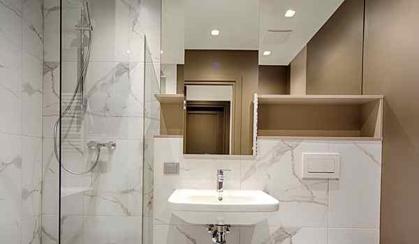 Lighting Ideas For Small Bathrooms with spotlight